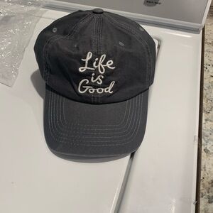 NWT Life is Good GRAY versatile baseball hat for Men/women Have 2 in stock